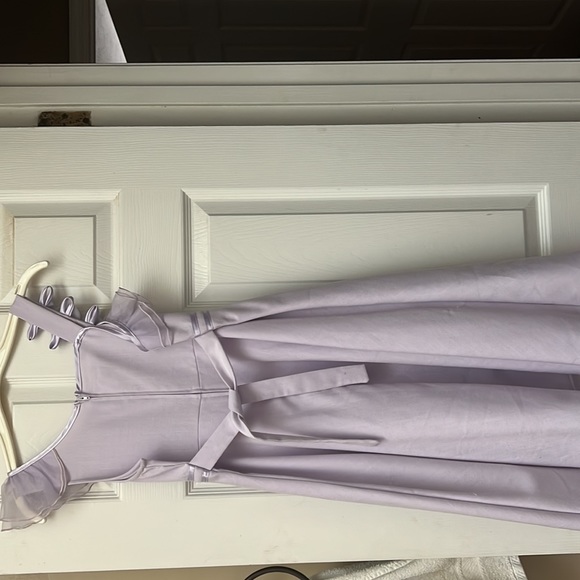 Lavender dress size 14 mid calf length, sleeveless - Picture 4 of 5